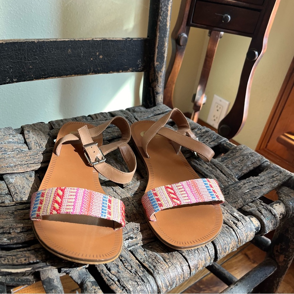 Gianni Bini Sandals Woven Strap